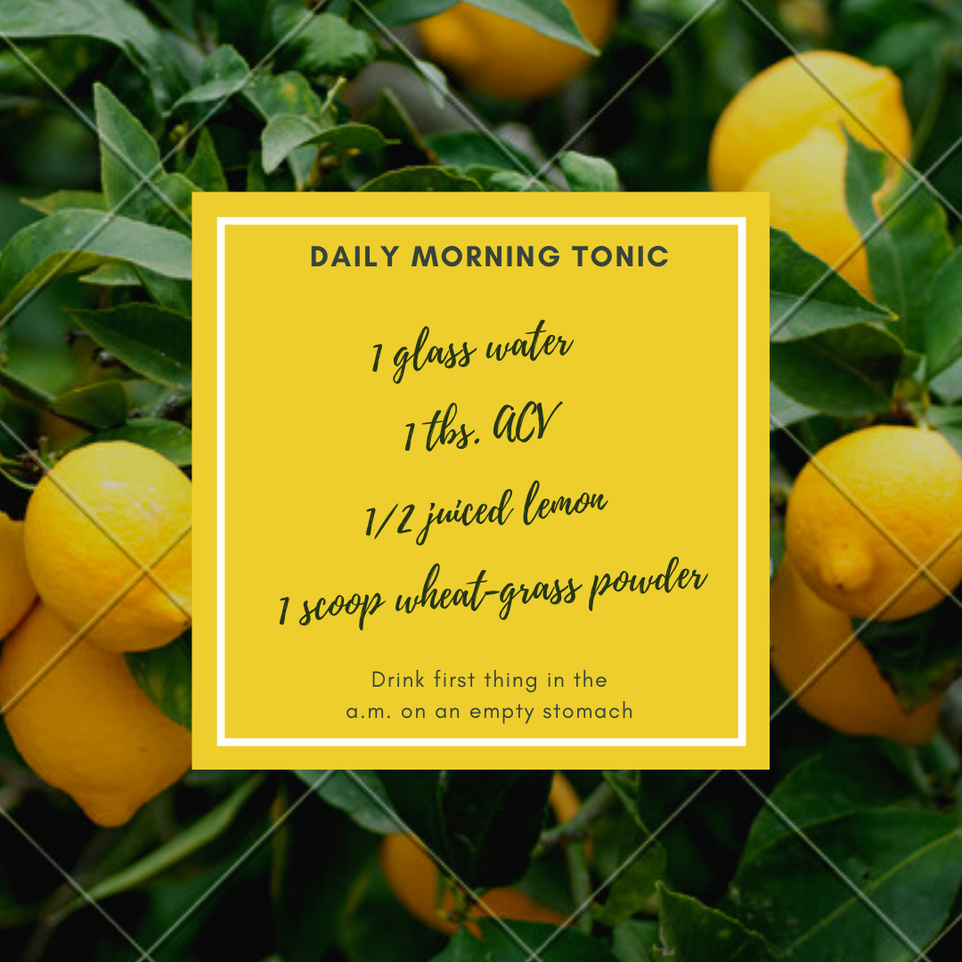 My Daily Morning Health and Beauty Tonic