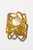 Gold plated freshwater pearl fashion elegant ring