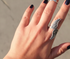 Angel Wing Mystic Silver Metal Ring