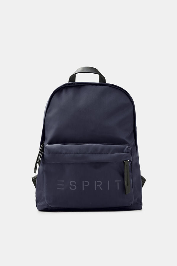 Navy Blue Small nylon rucksack backpack – ESPRIT Guam