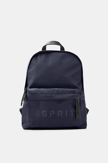 Navy Blue Small nylon rucksack / backpack – ESPRIT Guam display picture 1