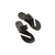 ARMONIA Black n’ white straps leather sandals -  handmade in Greece