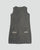 Girls Soft Grey Organic Linen Sleeveless Short Shift Dress with Embroidered Trim