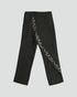 Girls Sari Pants: Graphite Grey Linen Embroidered Isella Pant