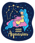 Girls Aquarius Zodiac Sign Colored Graphic Tank Top