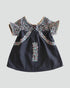 Girls  Grey Folk Fairy Embroidered Blouse