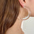 Fantom Acryclic Large Hoop Earrings