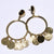 GOLD TURKISH COIN GYPSY EARRINGS